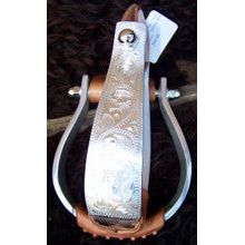 Stirrups - 1.5" Engraved Aluminum Oxbow