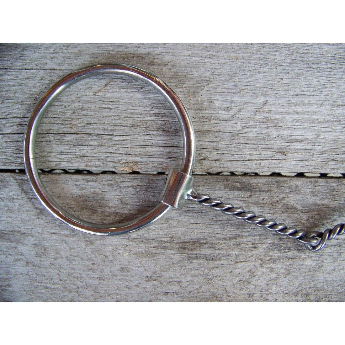 Bit - Francois Gauthier Slow Twist Stainless Steel Loose Ring Snaffle