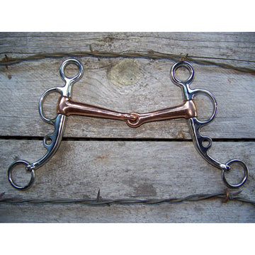 Bit - SS Argentine Snaffle with Copper Mouth
