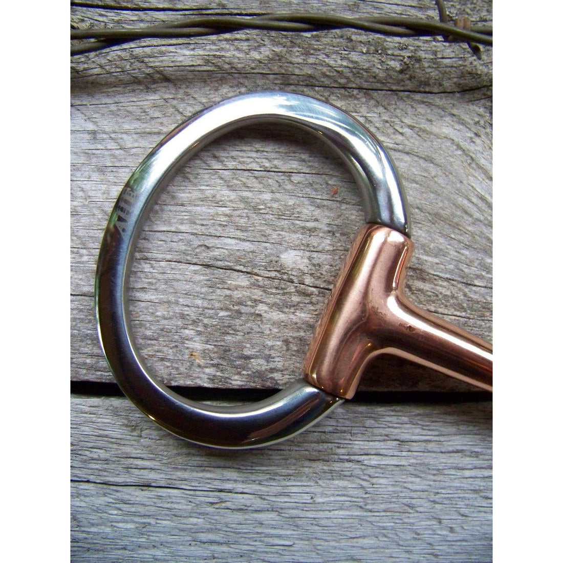 Bit - SS Eggbutt Snaffle with Copper Mouth
