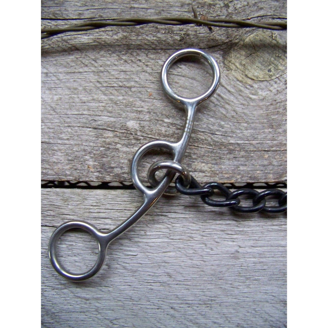 Bit - SS Gag Bit with Sweet Iron Twisted Chain