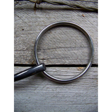 Bit - O-Ring Sweet Iron Curved Snaffle