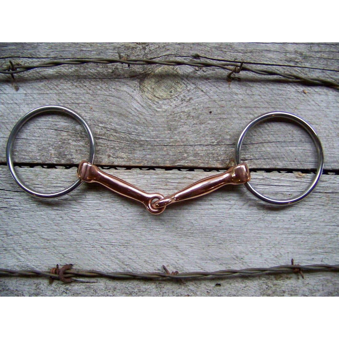 Bit - SS Ring Bit with Copper Snaffle