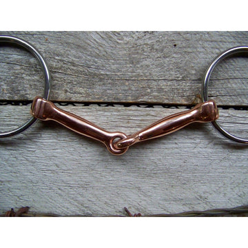 Bit - SS Ring Bit with Copper Snaffle