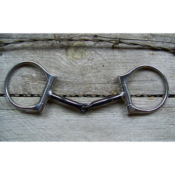 Bit - SS Dee with SI Snaffle and Copper Inlay