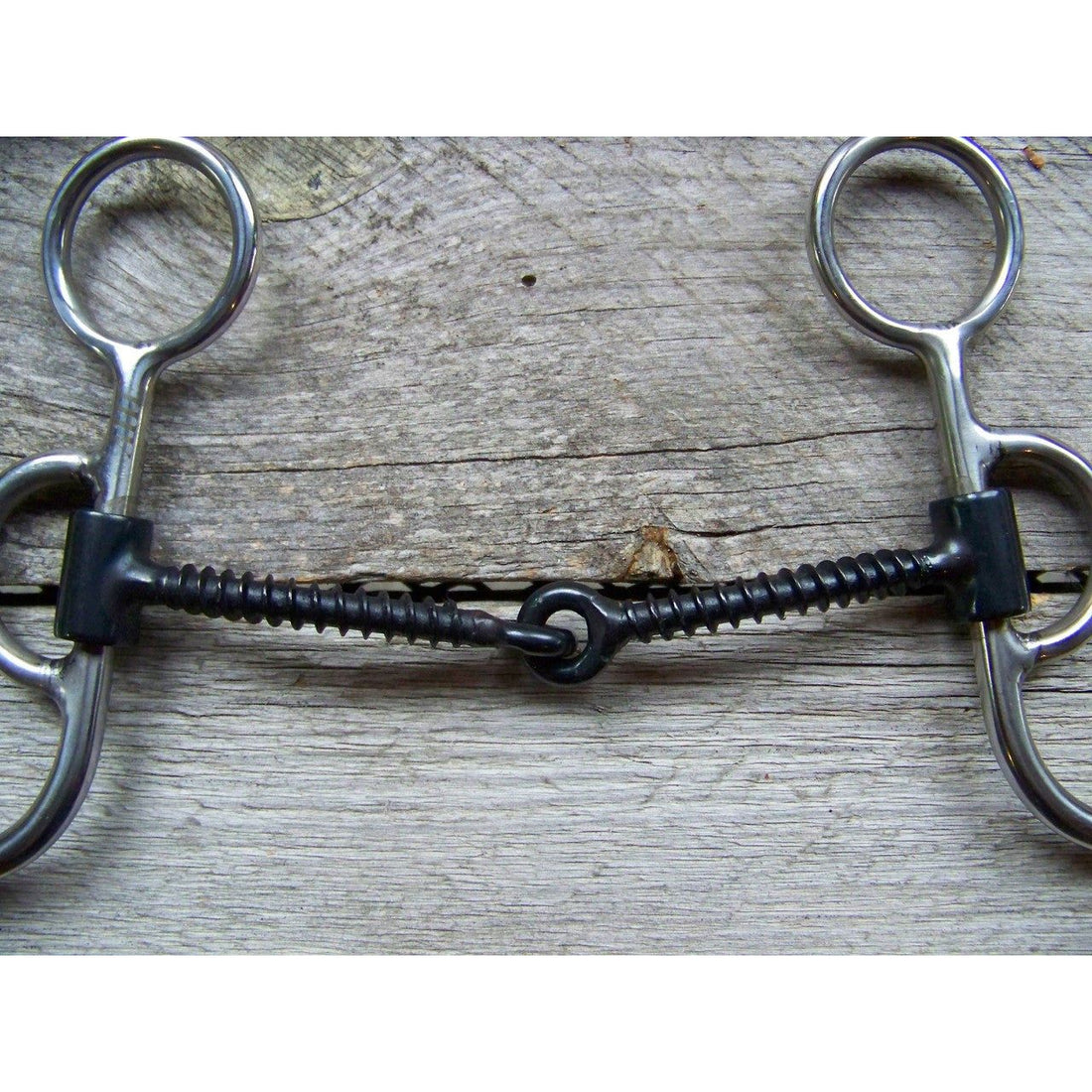 Bit - SS Training Bit with Wood Screw Snaffle