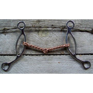 Bit - SS Sliding Gag with Twisted Copper Mouth