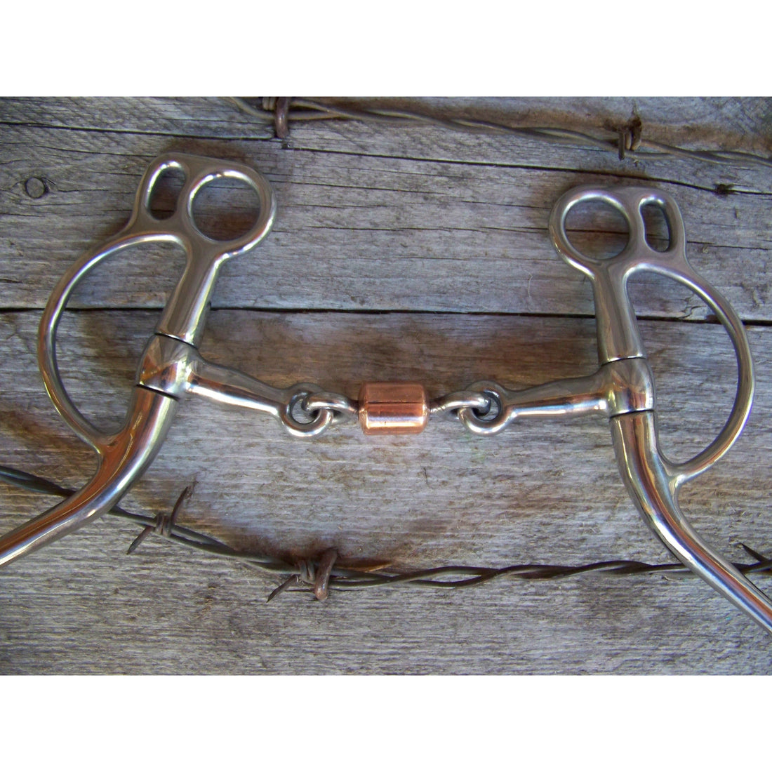 Bit - SS Training with 3 Piece Snaffle and Copper Roller