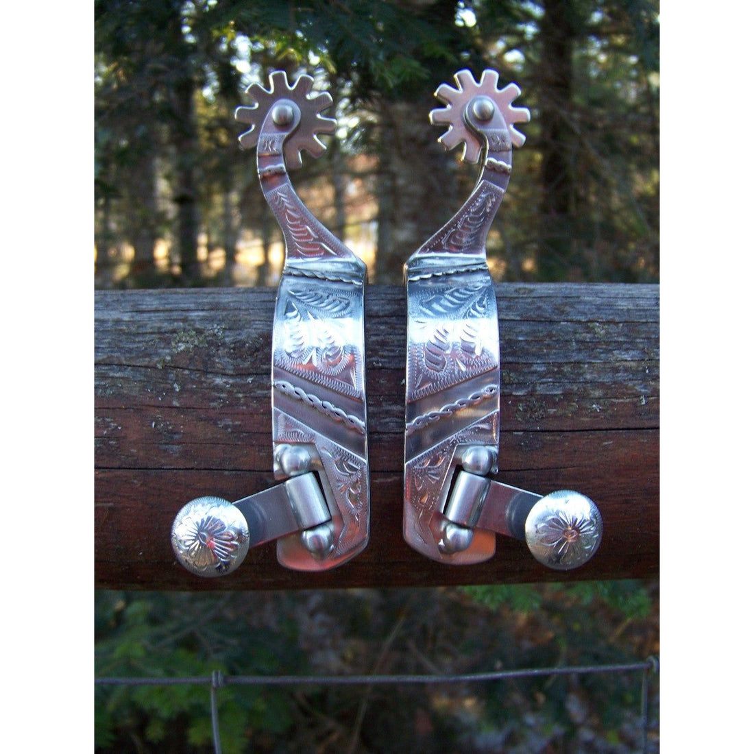Spurs - SS Francois Gauthier Brushed Reining Spur (Ladies)