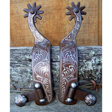 Spurs - 50th Anniversary Antique Floral Engraved (Mens)