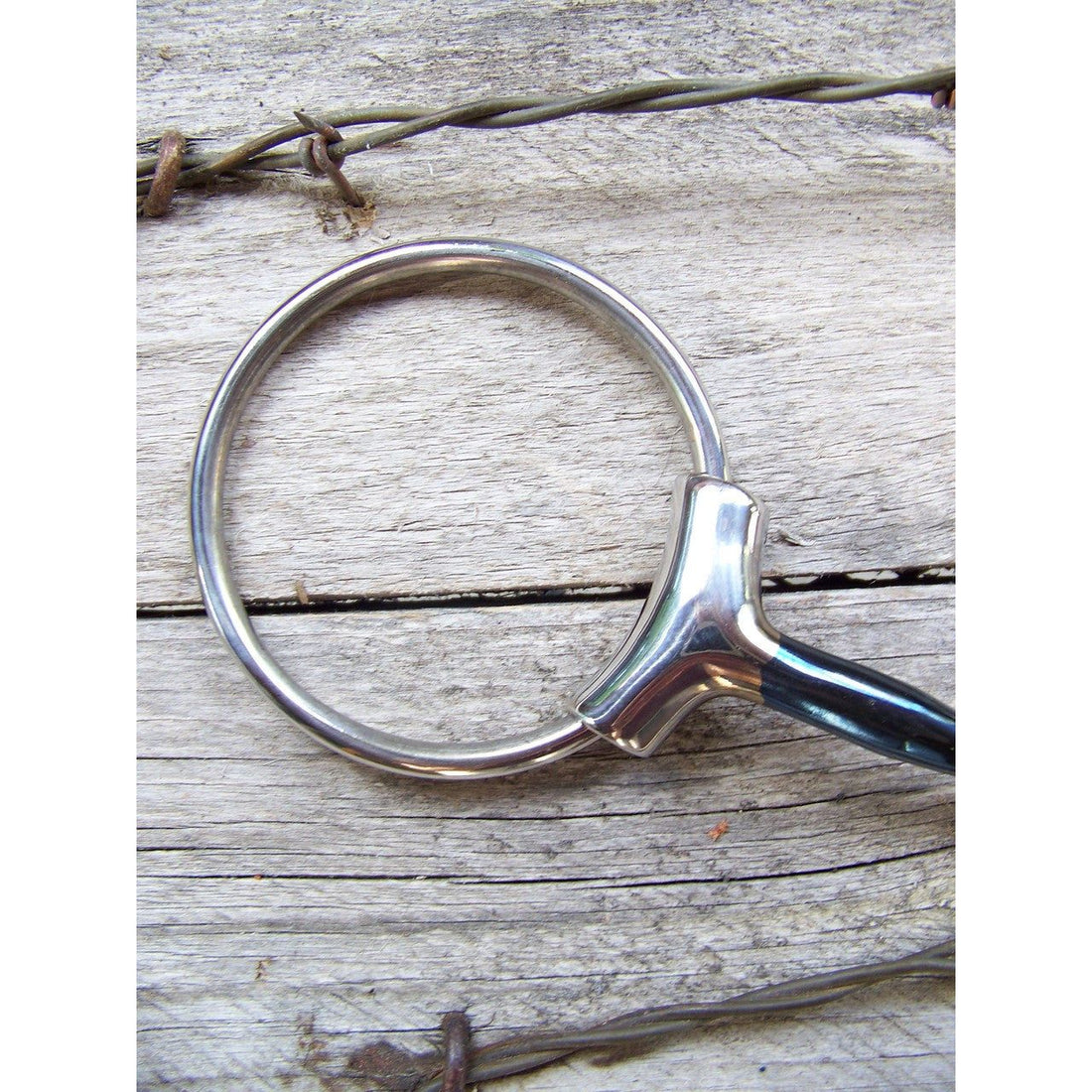 Bit - SS Ring Bit with Blued Steel Mouth