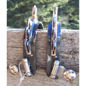 Spurs - Black Satin Bumper with Rowels