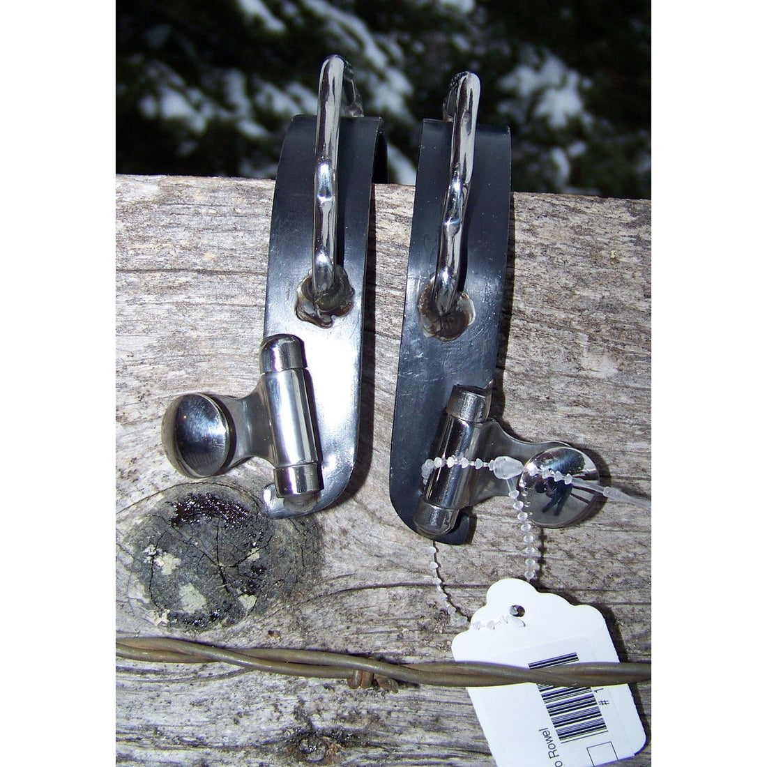 Spurs - Black Satin Bumper Spur (No Rowel)