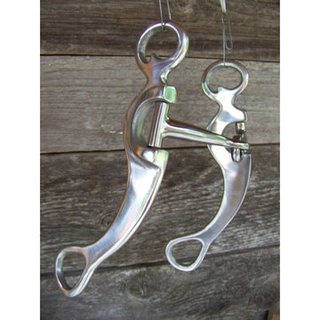 Bit - Aluminum Shank with Snaffle
