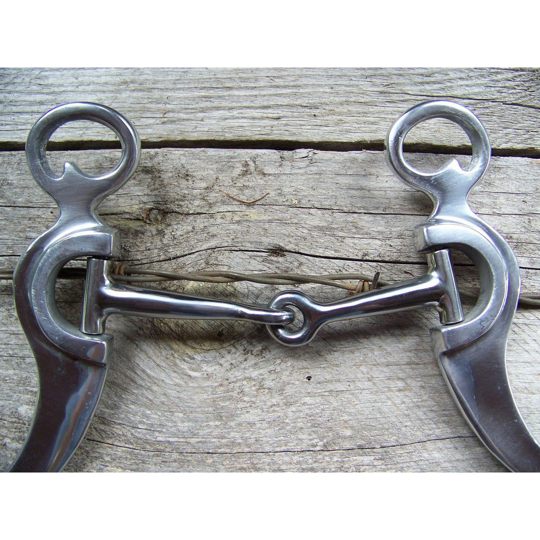 Bit - Aluminum Shank with Snaffle