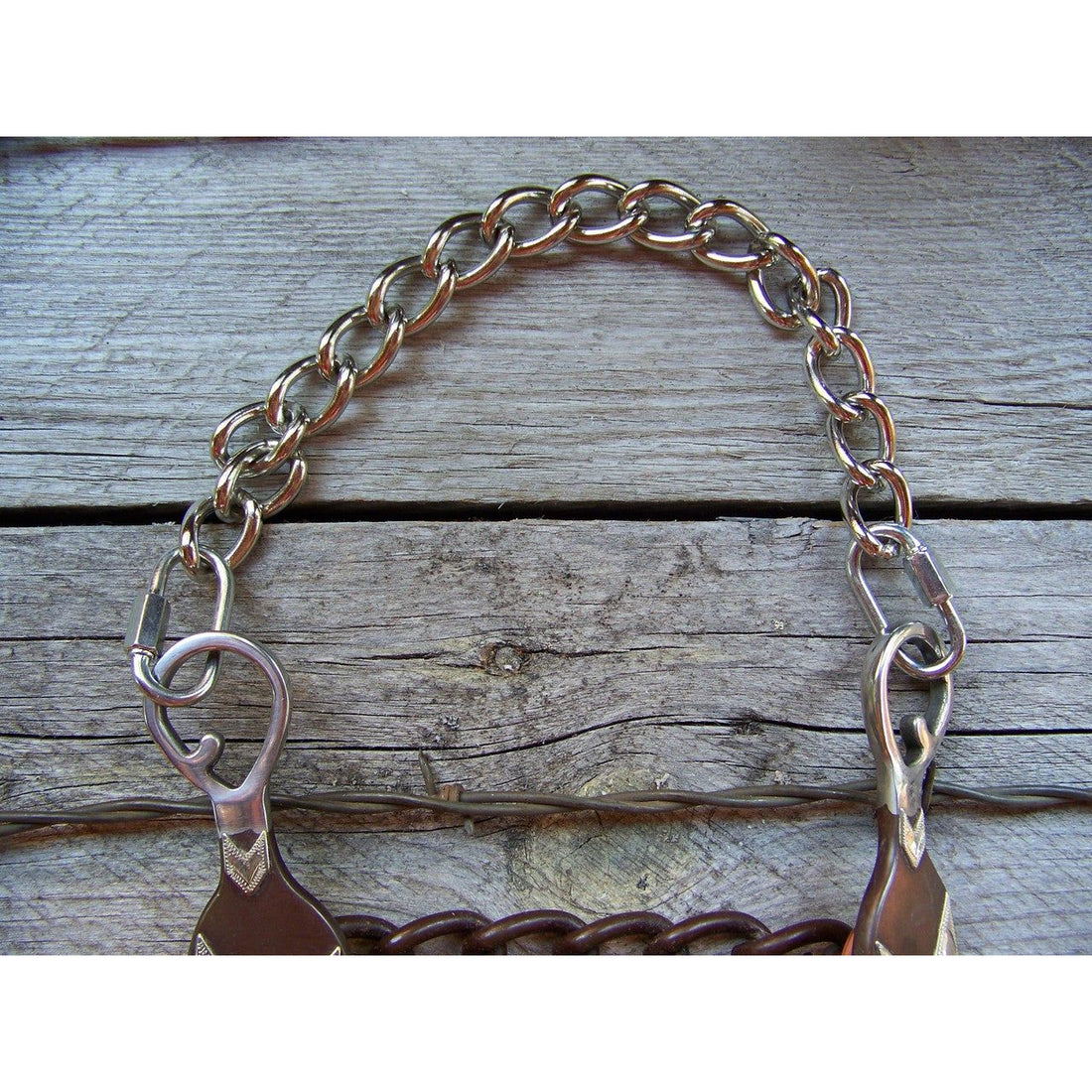 Bit - Antique Brown Roping with Chain