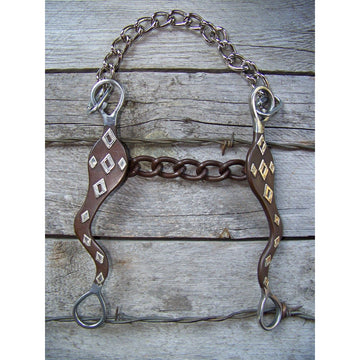 Bit - Antique Diamond Roping with Chain