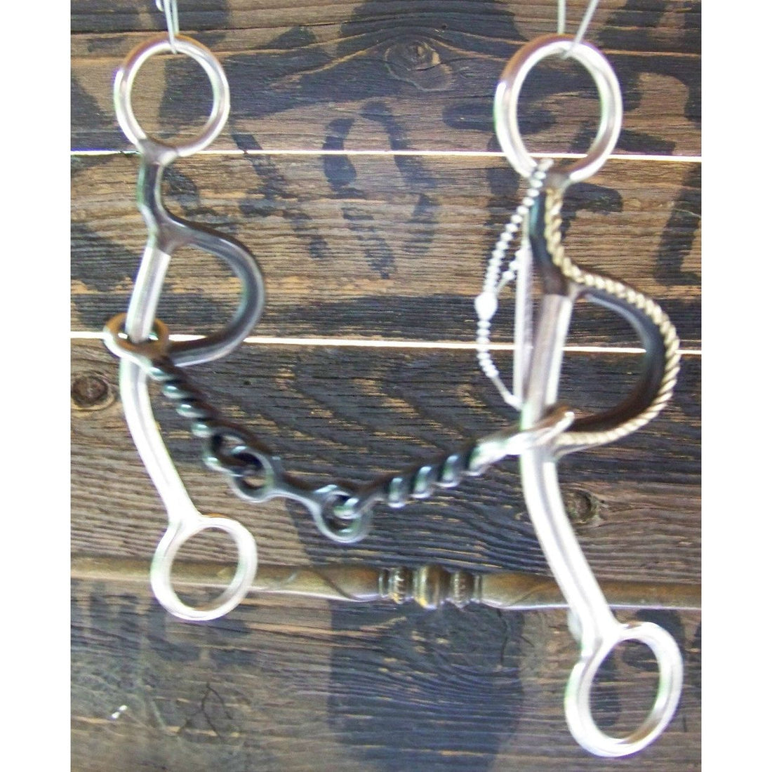 Bit - SS Sweet Iron Dog Bone Twist with Rope Edge