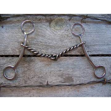 Bit - SS Sliding Gag with Twisted Wire