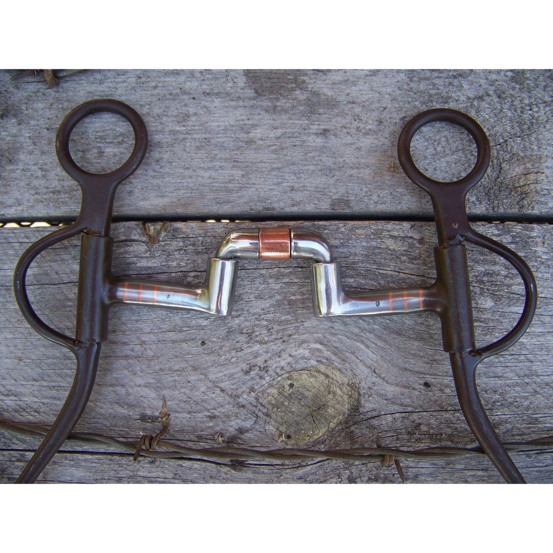 Bit - Antique Loomis Shank Low Articulated Port