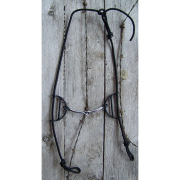 Bit - Black Satin Gag Snaffle Bit