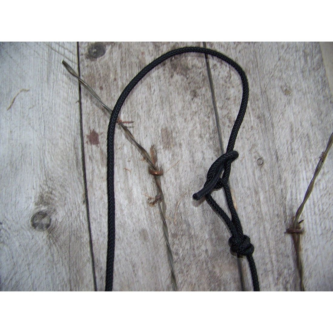 Bit - Black Satin Gag with Wire Twist