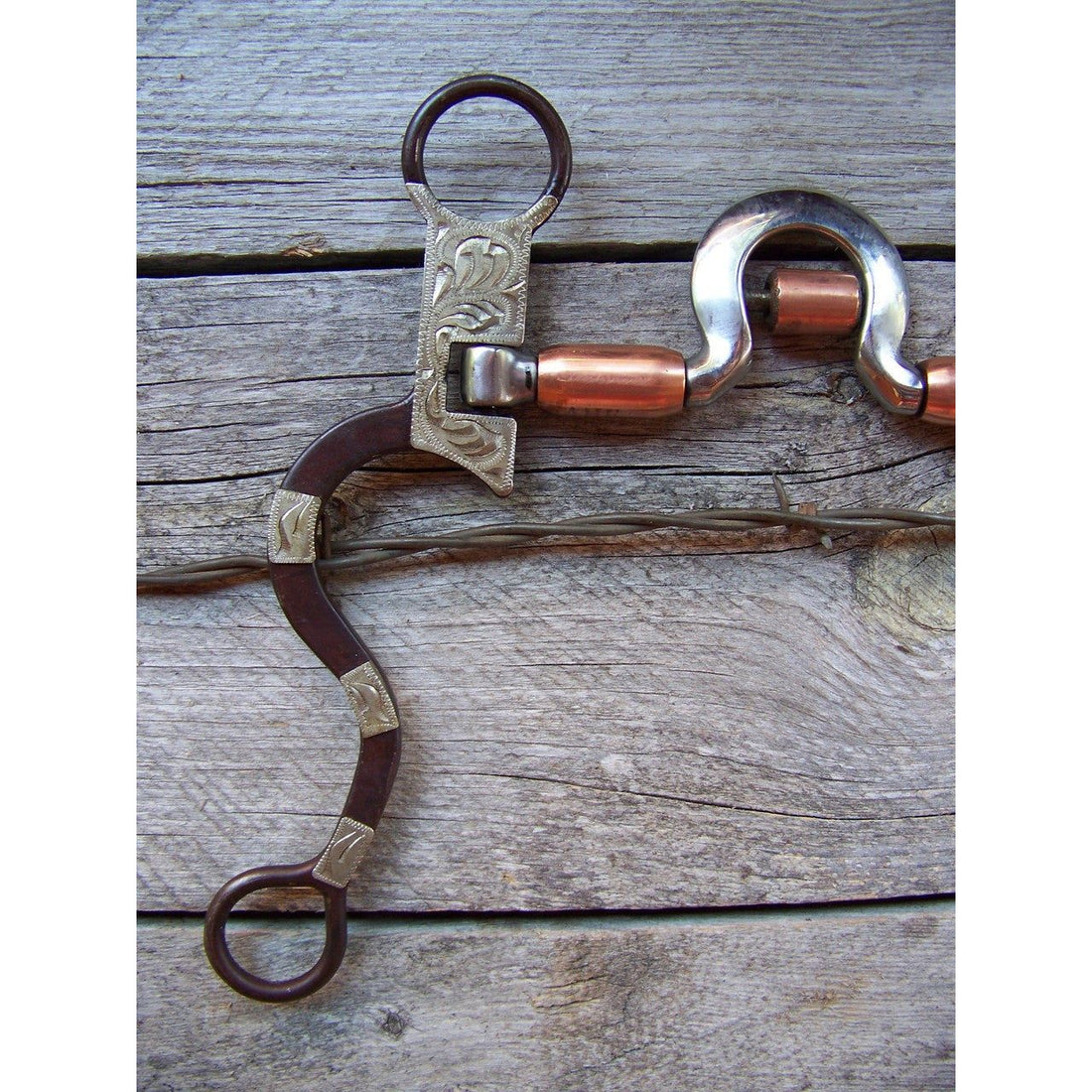 Bit - Antique Brown Show Bit with Spoon Mouth