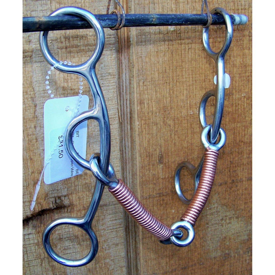 Bit - Gag Bit with Copper Wire Wrapped Snaffle