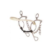 Bit - Kelly Silver Star Snaffle Combo w/Rope Nose