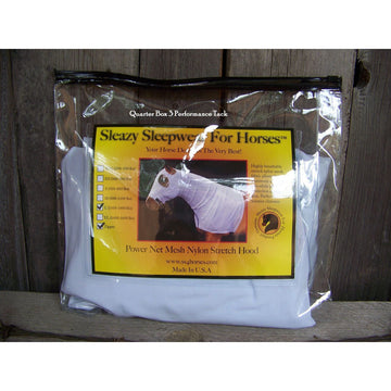 Sleazy Sleepwear - Power Net Hood w/Zipper (Large - White)