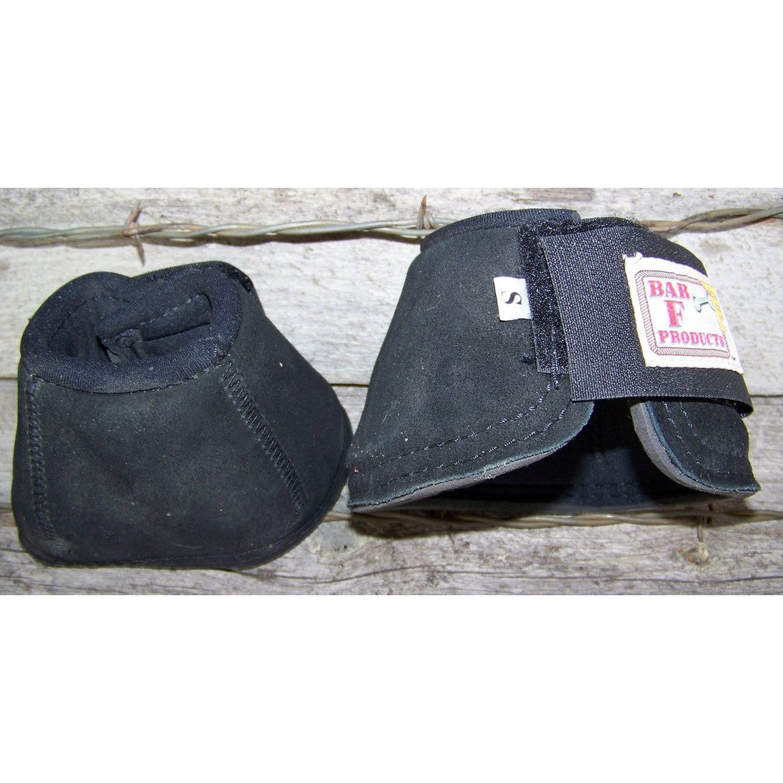 Bar F - Suede Hi Tech No Turn Bell Boots (Size Small - Black)