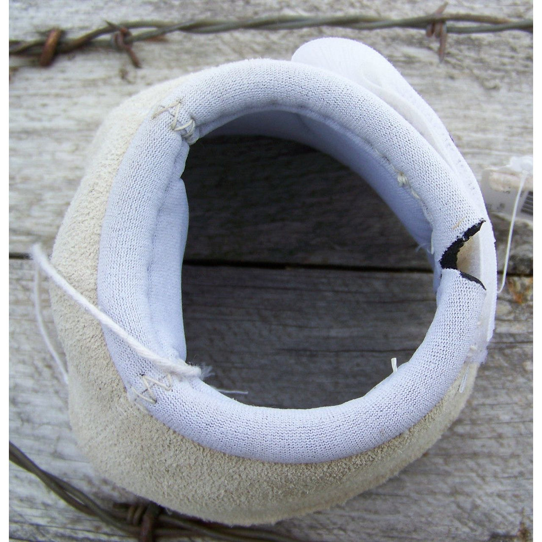 Bar F - Suede Hi Tech No Turn Bell Boots (Size Small - White)