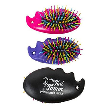 Brush - Tail Tamer Mini Mane Comb Rainbow (Black)