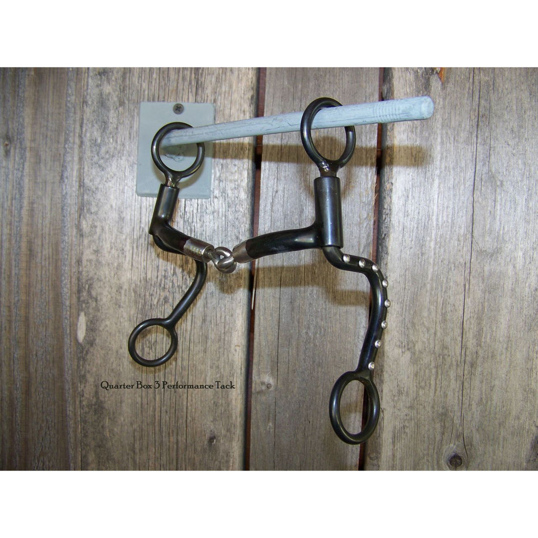 Bit - Black Satin Sweet Iron with Slight Gag Action