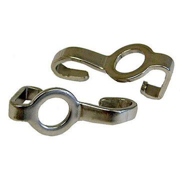 Curb Hooks - Stainless Steel Flat (Pair)
