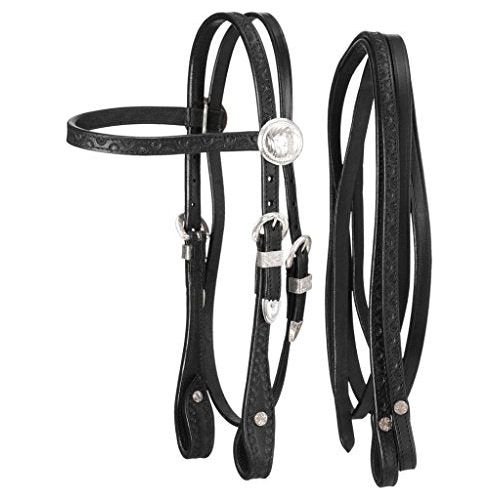 Headstall - Miniature Browband w/German Siler Set