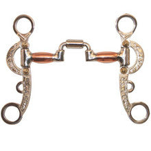 Bit - German Silver with Square Port Correction Mouth