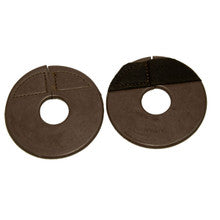 Bit Guards - Rubber w/Hook and Loop Velcro Closure (Brown)