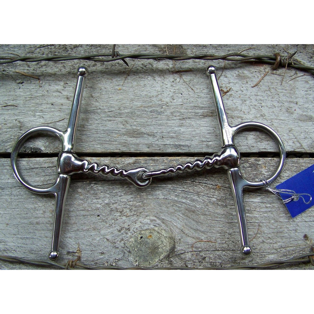 English Bit - Full Cheek with Corkscrew Twist (5.5")