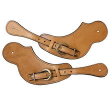 Spur Straps - Natural, No Tooling Cowboy Buckaroo