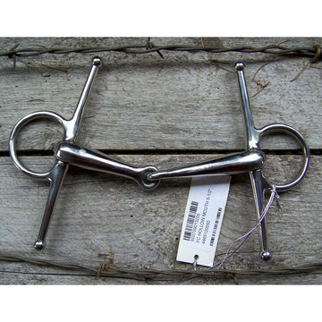 English Bit - Full Cheek Hollow Mouth Snaffle (5.5")