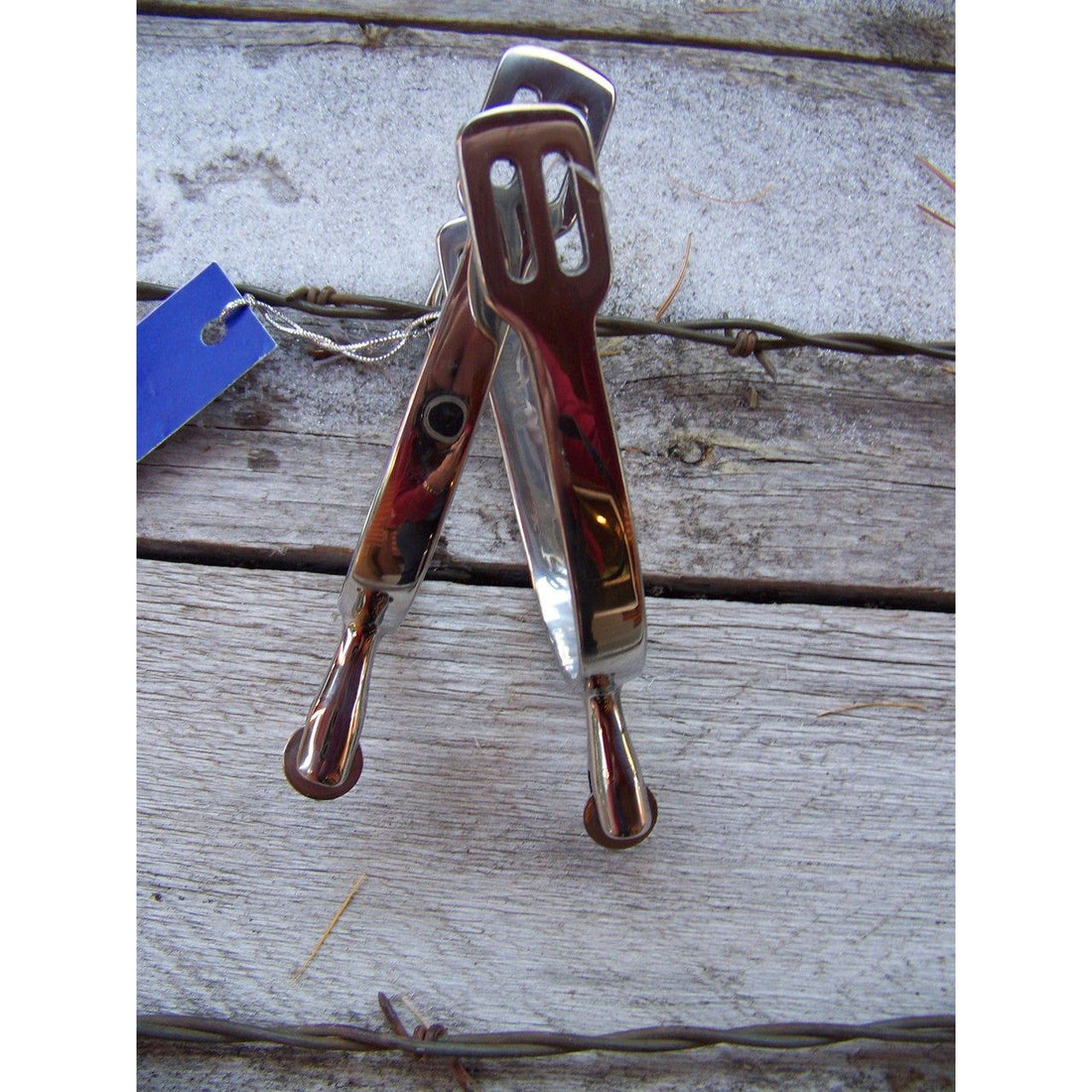 English Spurs - Rowels on 1 1/4" Shank