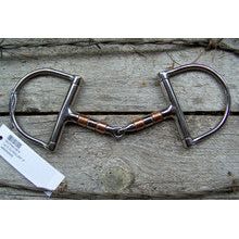 English Bit - Large Dee with Copper Rollers (5")