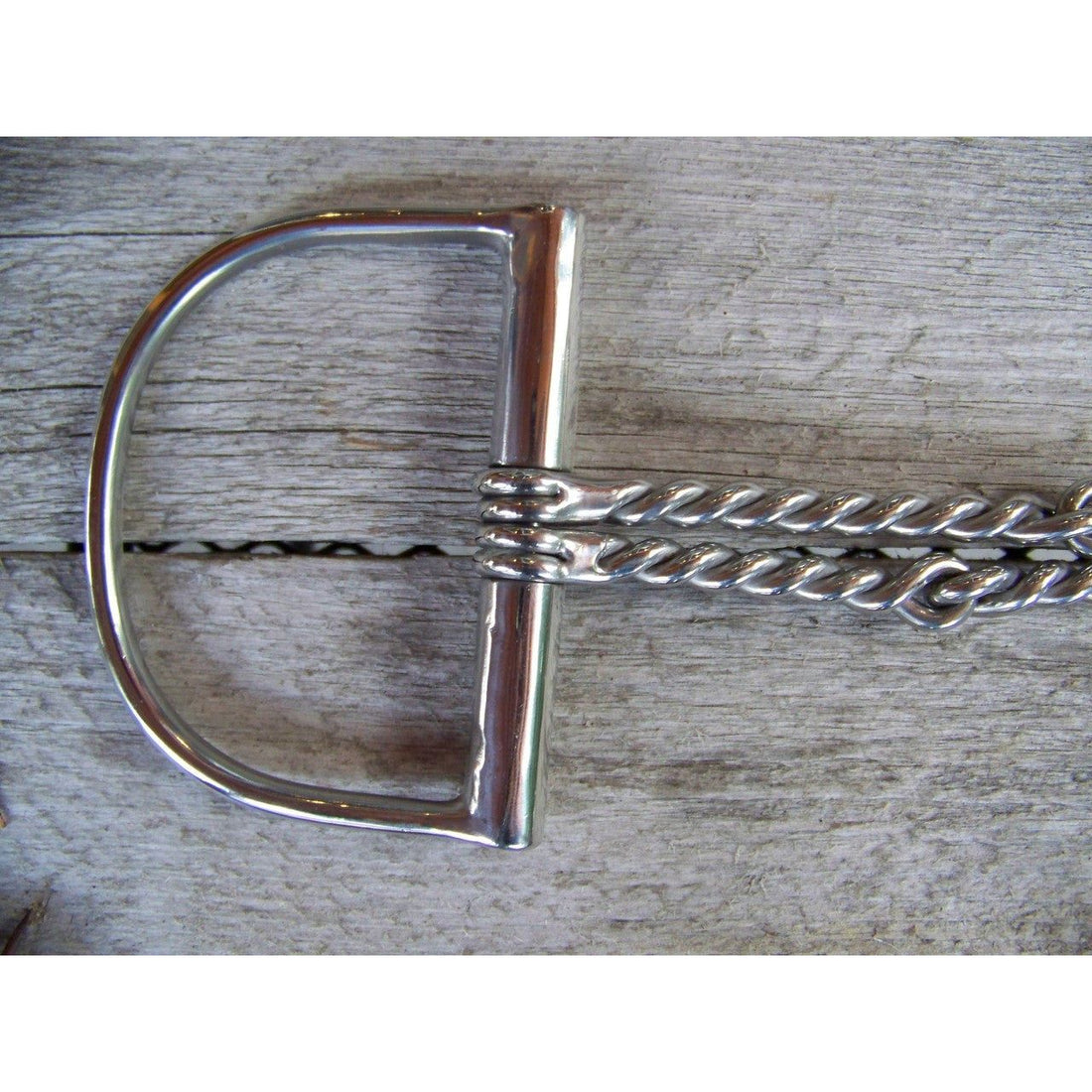 English Bit - Large Dee with Double Twist (5.5")