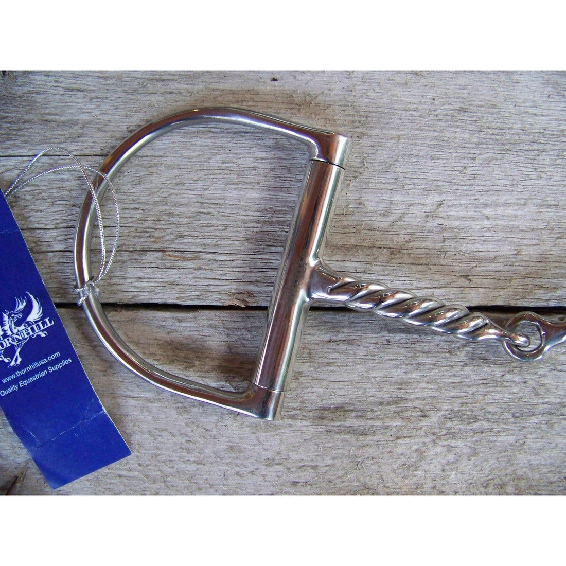 English Bit - Large Dee with Twist Bent Wire (5.25")