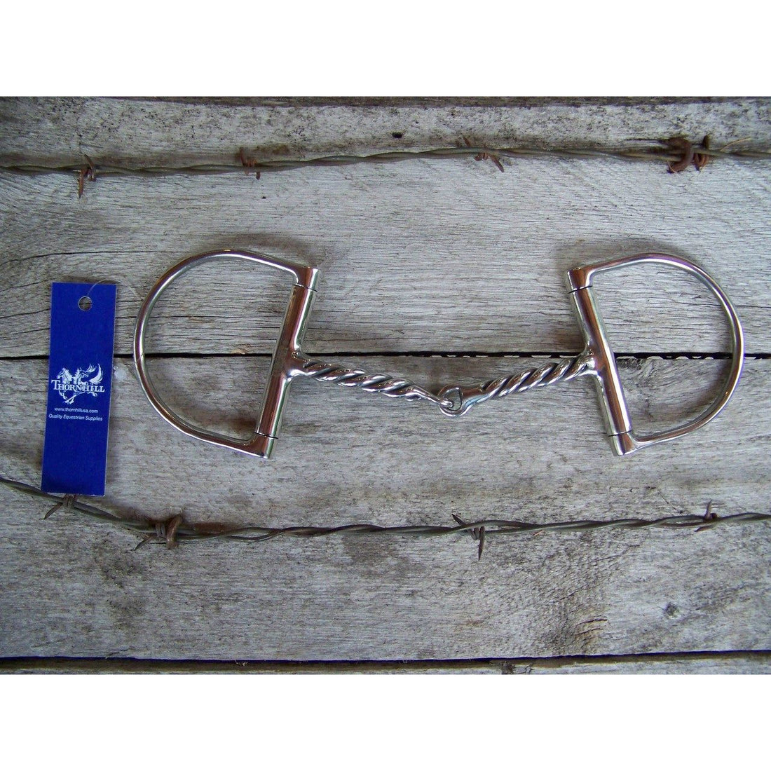 English Bit - Large Dee with Twist Bent Wire (5.5")