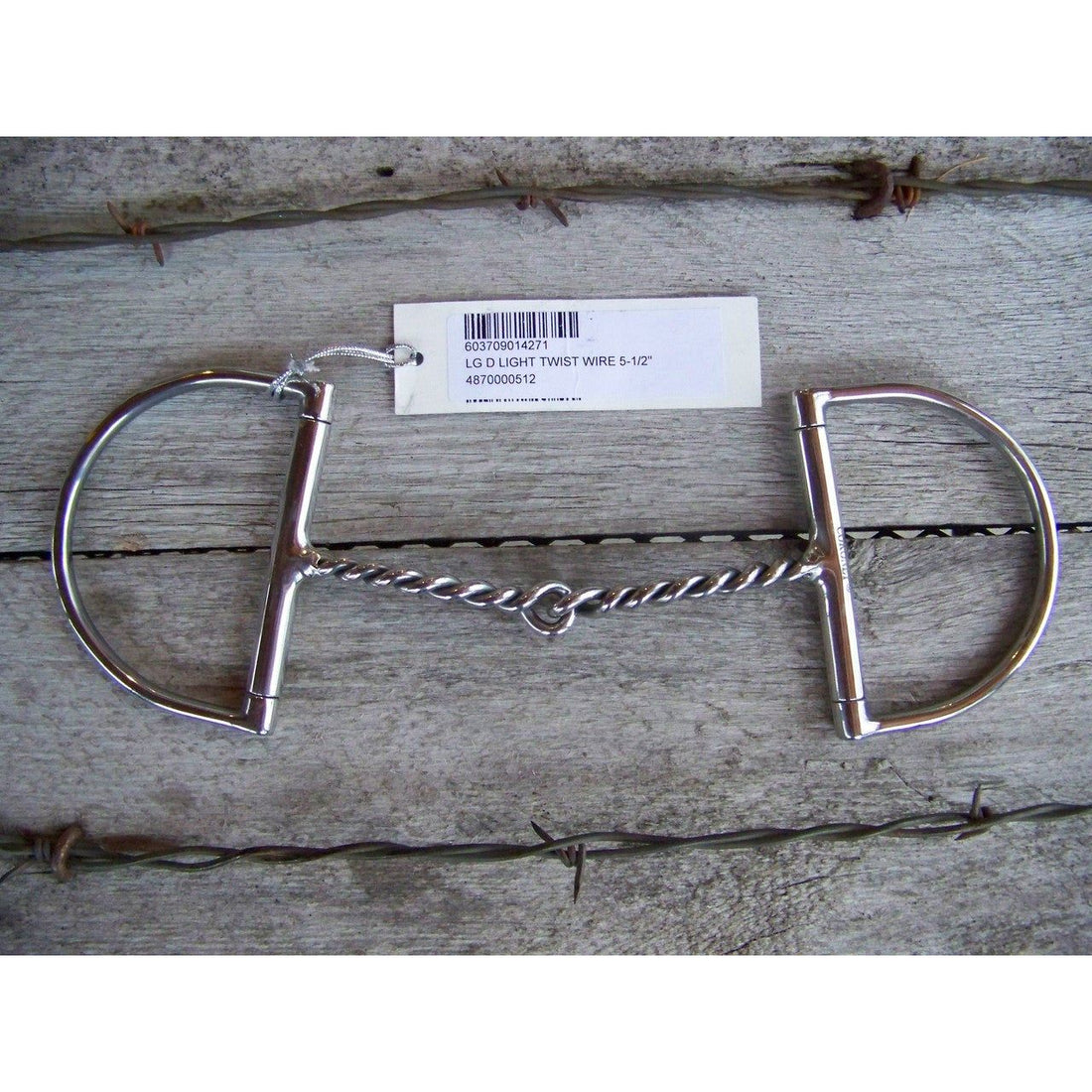 English Bit - Large Dee with Light Twist (5.5")