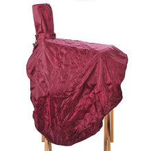 Saddle Cover - Nylon Saddle/Tote Cover with Fender Protection (Burgundy)