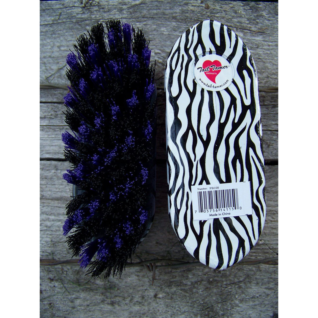 Brush - Synthetic Zebra (Assorted Colors)