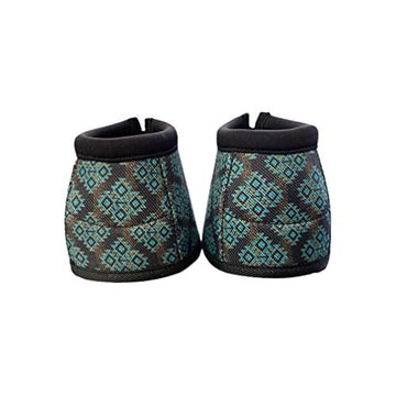 Bell Boots - Pair by Schulz Equine (Aztec Jungle - Size Large)